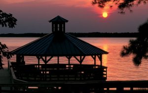 Gazebo at Sunset