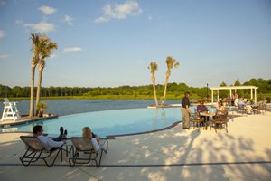 Infinity pool at The Riverfront