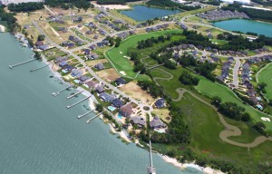 Aerial View of Riverfront