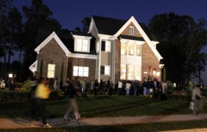Home Exterior at Night