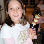 Cupcake Party Girl With Cupcakes