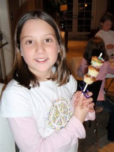 Cupcake Party Girl With Cupcakes
