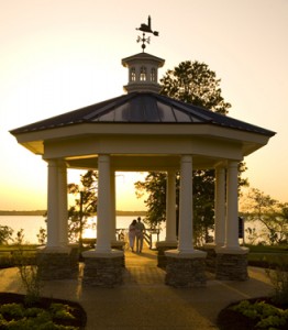 River Park Gazebo and Pier overlooks the Nansemond River