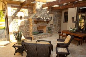 Sasser home Twilight Porch