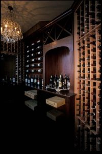 wine cellar by Sasser Construction