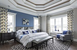 First Floor Master with tray ceiling